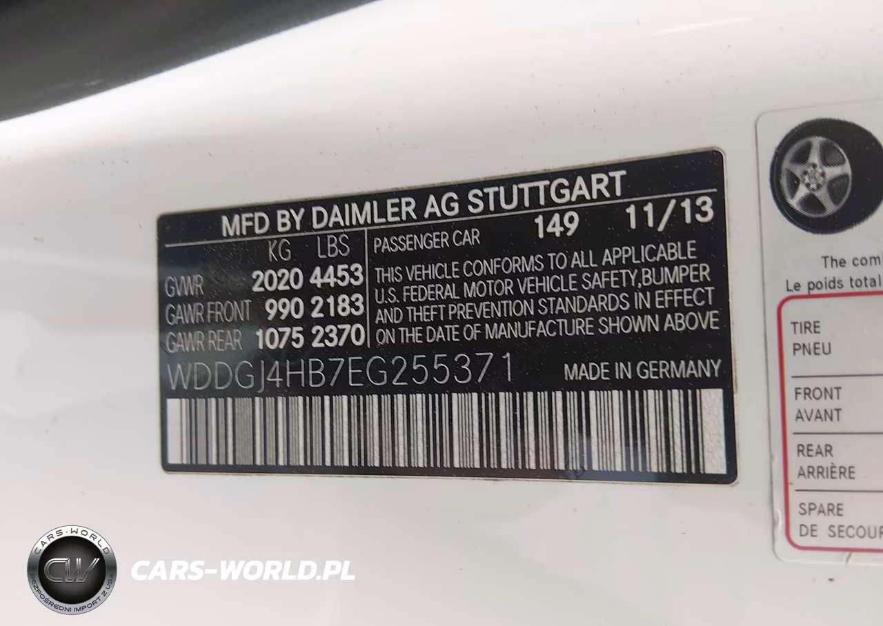 2014 Mercedes-Benz C 250 VIN:WDDGJ4HB7EG255371 - 9