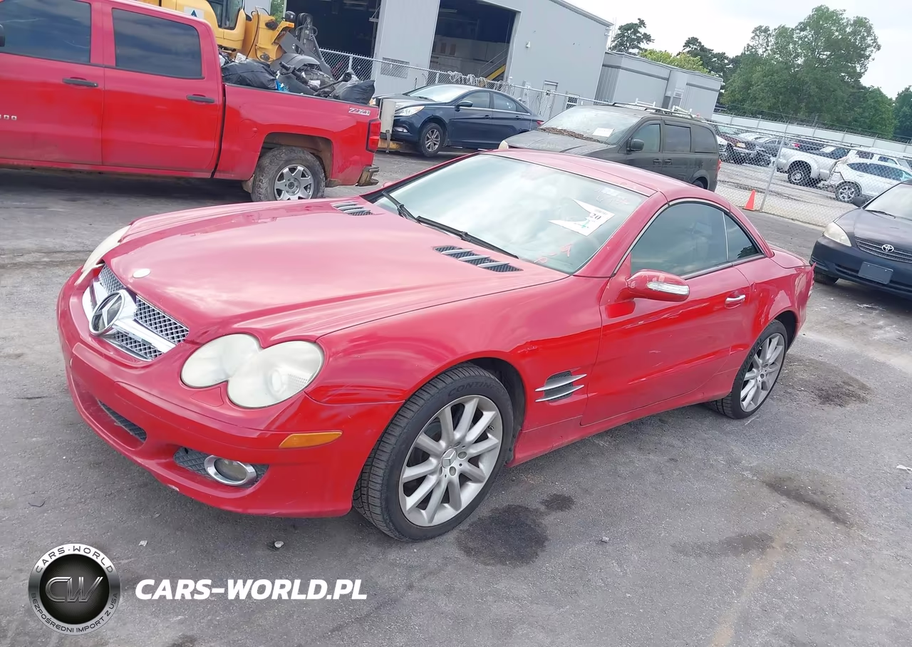 2007 Mercedes-Benz Sl 550 VIN:WDBSK71F47F124390 - 2