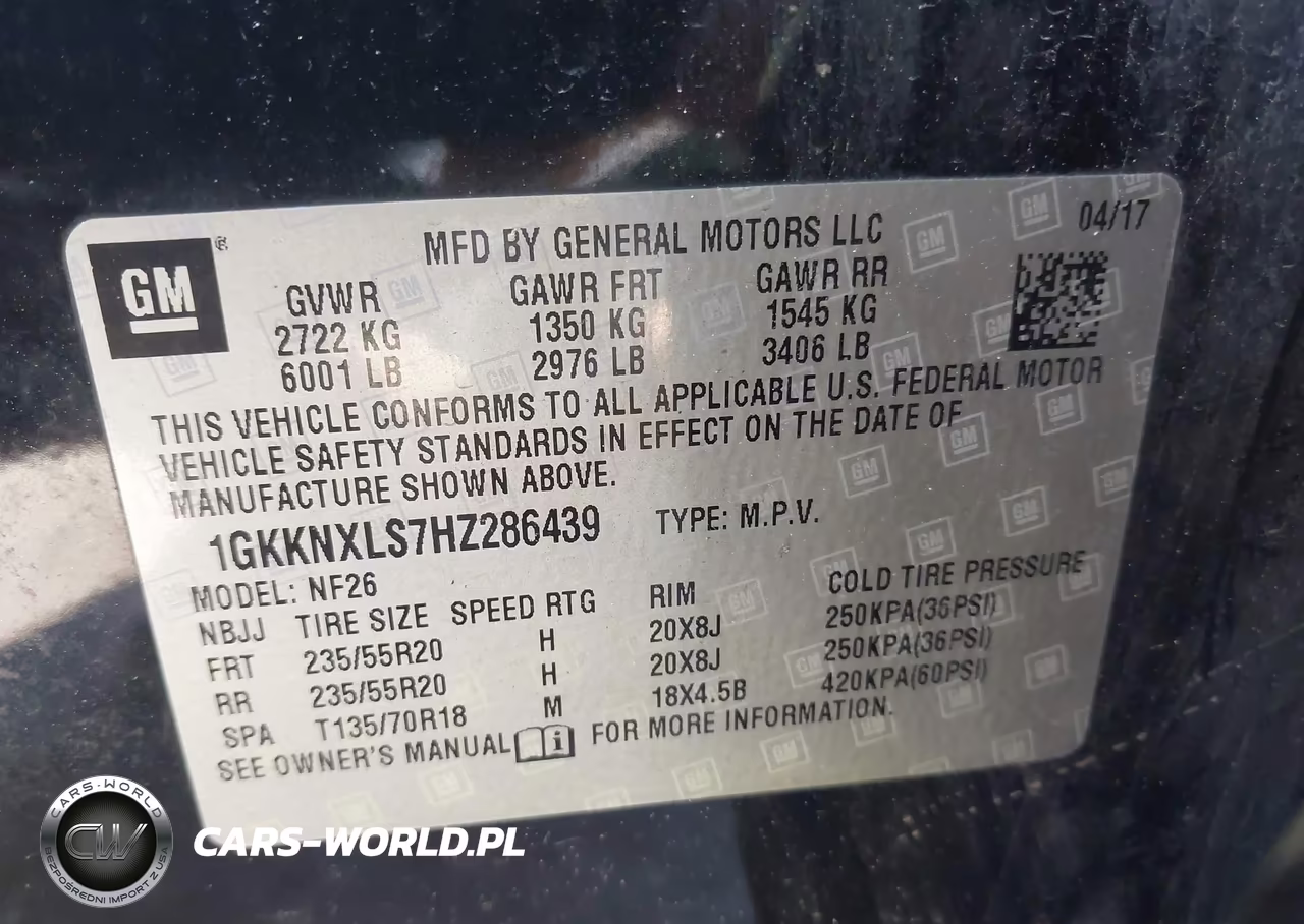 2017 GMC Acadia Denali VIN:1GKKNXLS7HZ286439 - 9