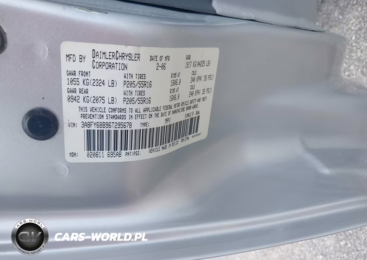 2006 Chrysler Pt Cruiser Limited VIN:3A8FY68B96T295678 - 9