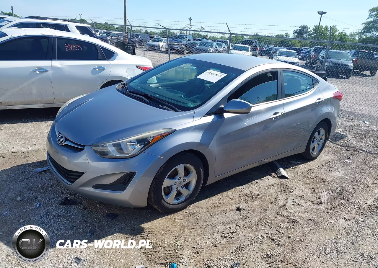 2015 Hyundai Elantra Se VIN:5NPDH4AE6FH617345 - 2