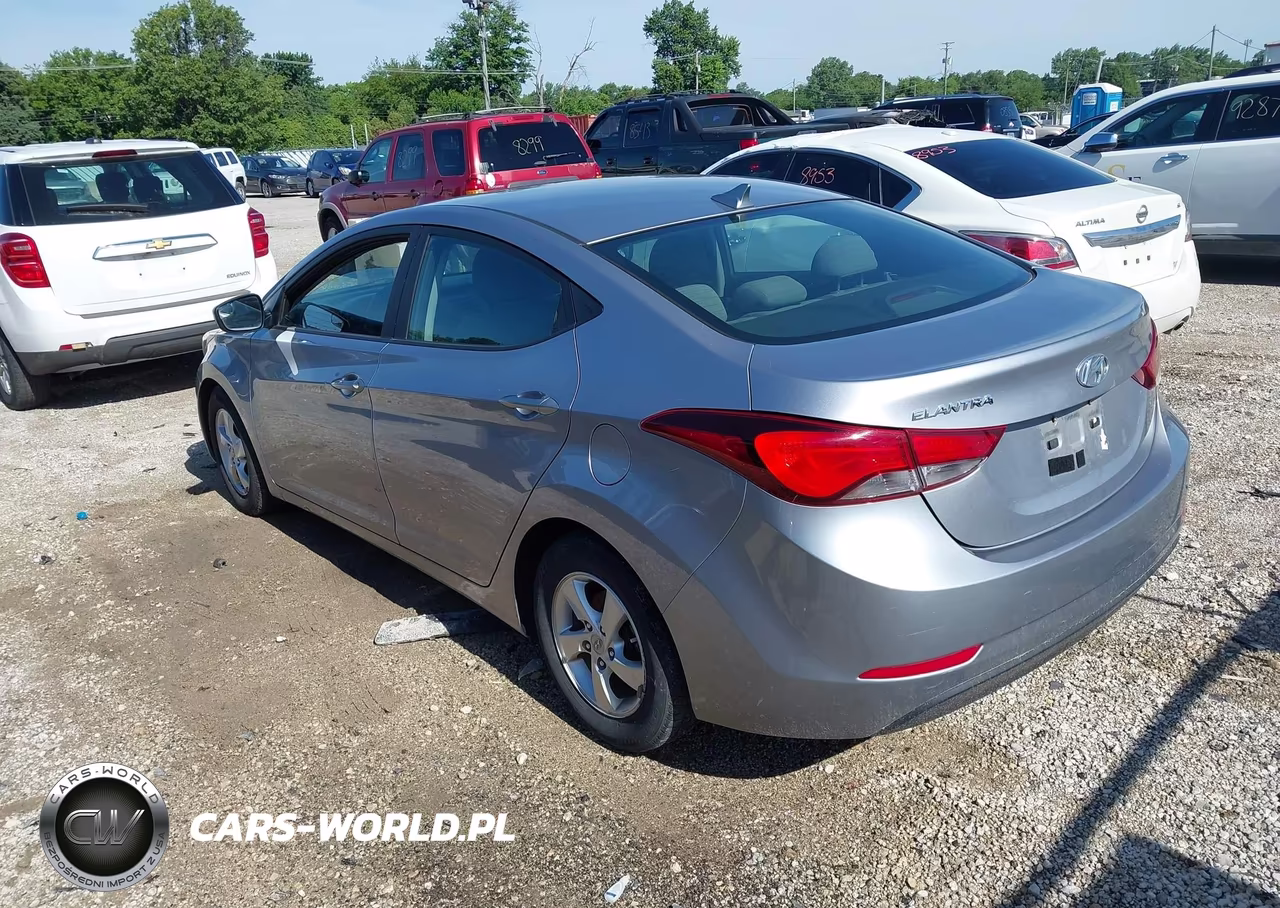 2015 Hyundai Elantra Se VIN:5NPDH4AE6FH617345 - 3