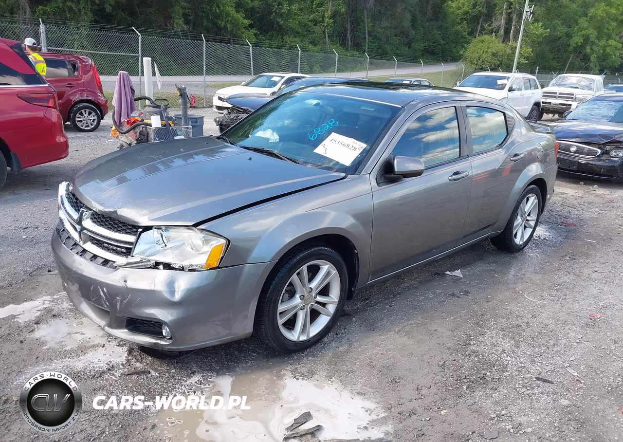 2012 Dodge Avenger Sxt Plus VIN:1C3CDZEG9CN117082 - 2