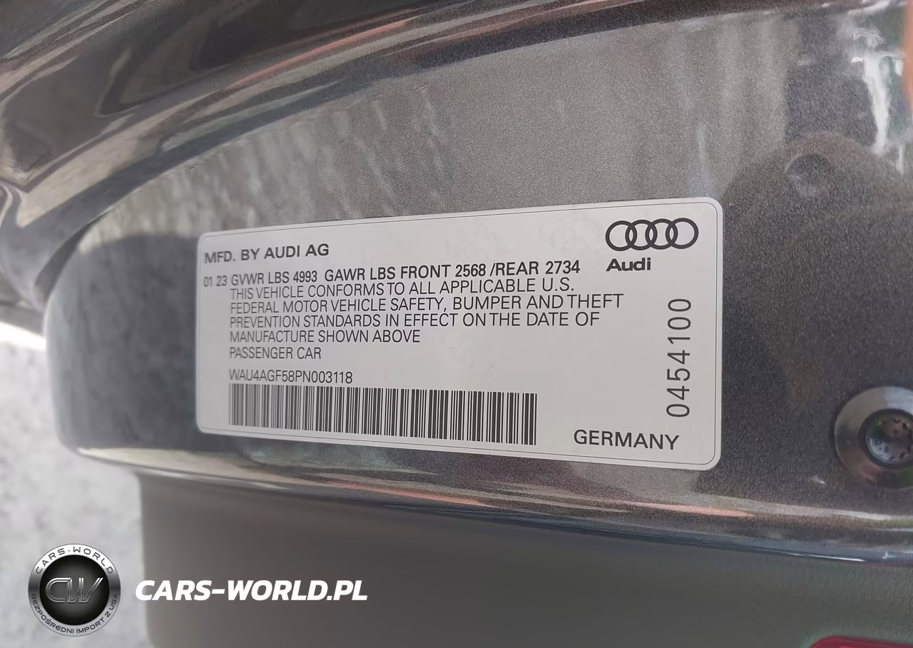 2023 Audi A5 Cabriolet Premium Plus 45 Tfsi S Line Quattro S Tronic VIN:WAU4AGF58PN003118 - 9