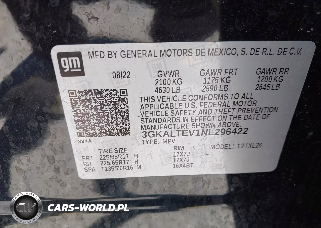 2022 GMC Terrain Awd Sle VIN:3GKALTEV1NL296422 - 9