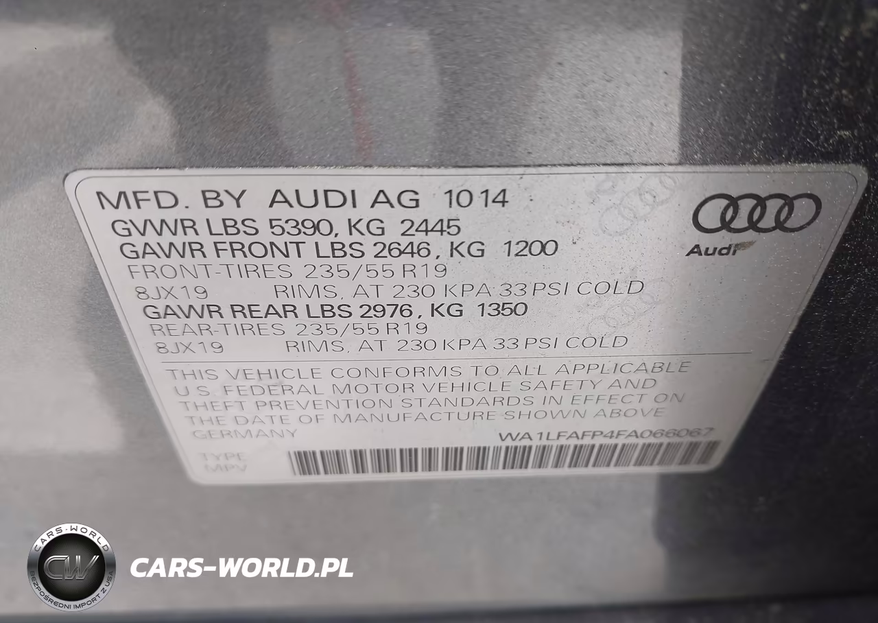 2015 Audi Q5 2.0T Premium VIN:WA1LFAFP4FA066067 - 9