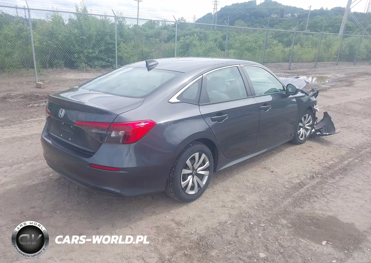 2023 Honda Civic Lx VIN:2HGFE2F26PH568972 - 4