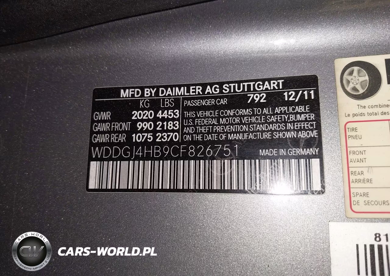 2012 Mercedes-Benz C 250 VIN:WDDGJ4HB9CF826751 - 9