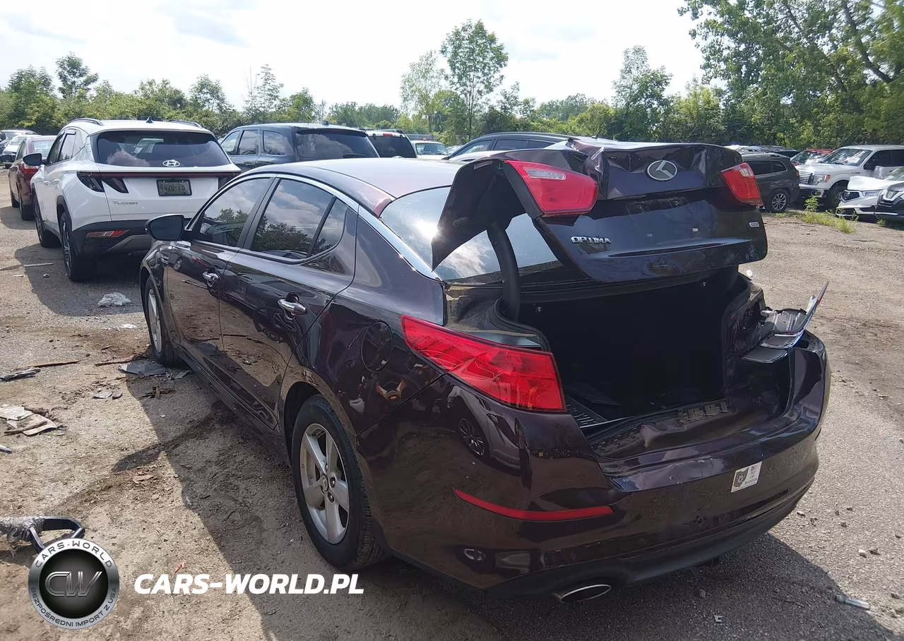2014 Kia Optima Lx VIN:5XXGM4A76EG319432 - 3