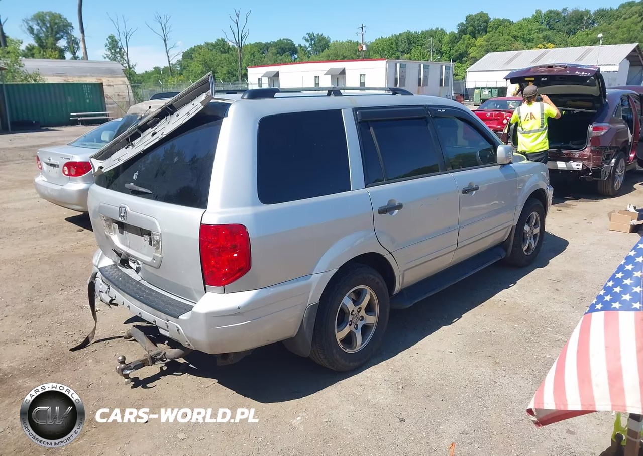 2003 Honda Pilot Ex-L VIN:2HKYF18633H538540 - 4