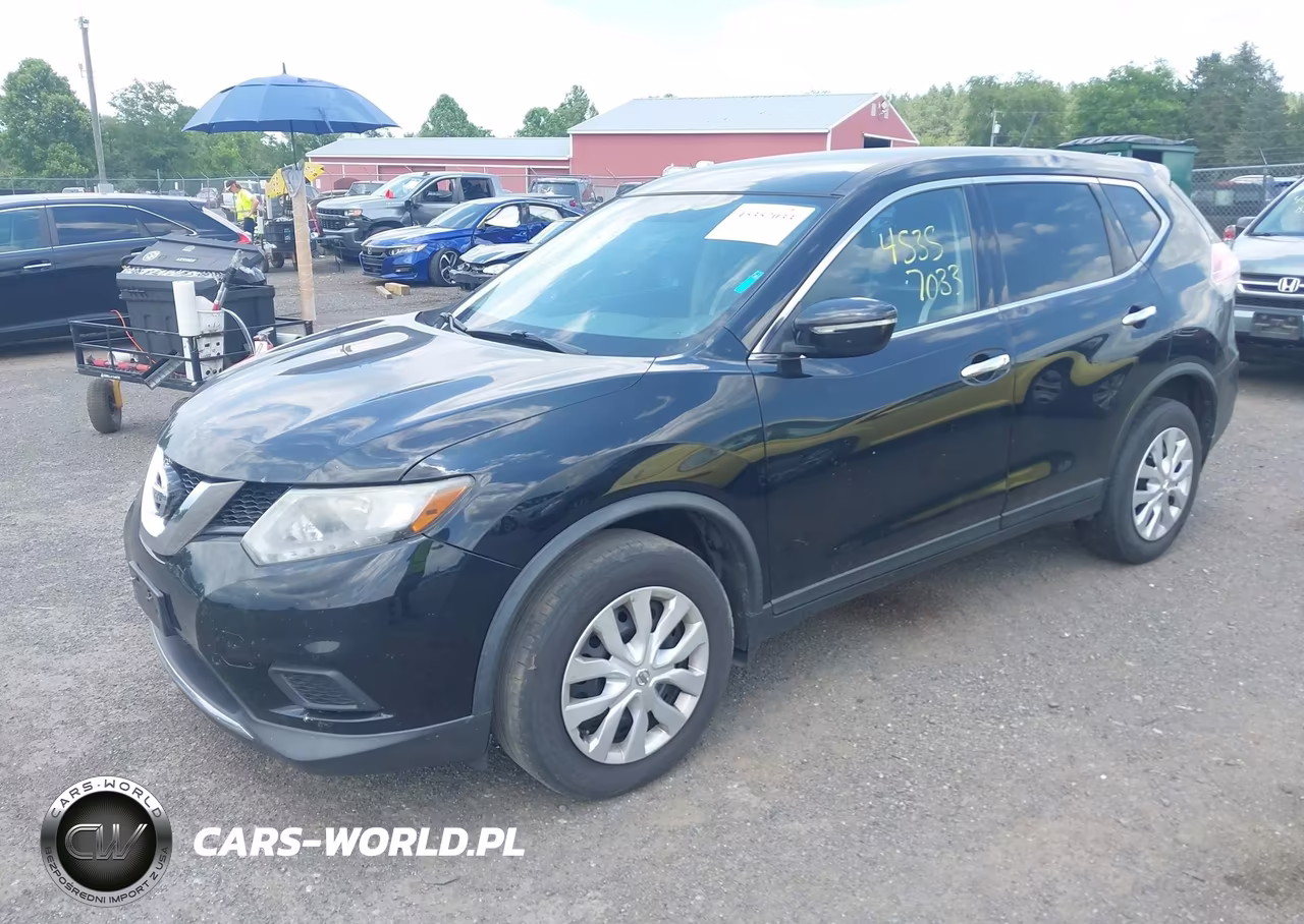 2015 Nissan Rogue S VIN:KNMAT2MV6FP592002 - 2