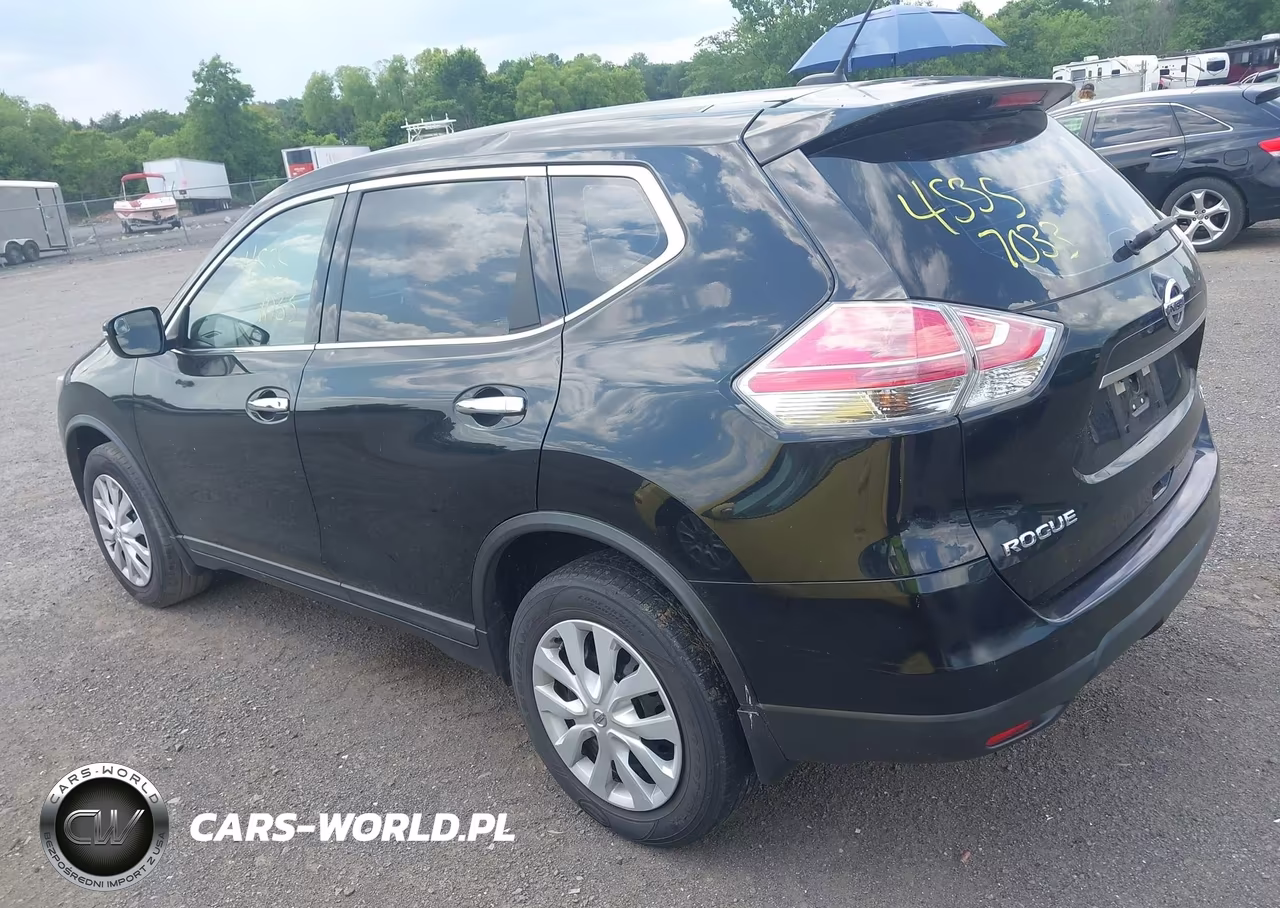 2015 Nissan Rogue S VIN:KNMAT2MV6FP592002 - 3