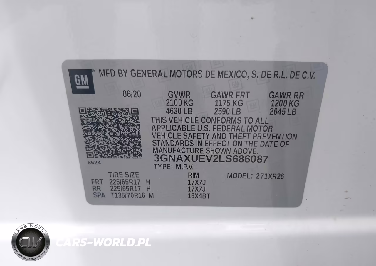 2020 Chevrolet Equinox Awd Lt 1.5L Turbo VIN:3GNAXUEV2LS686087 - 9