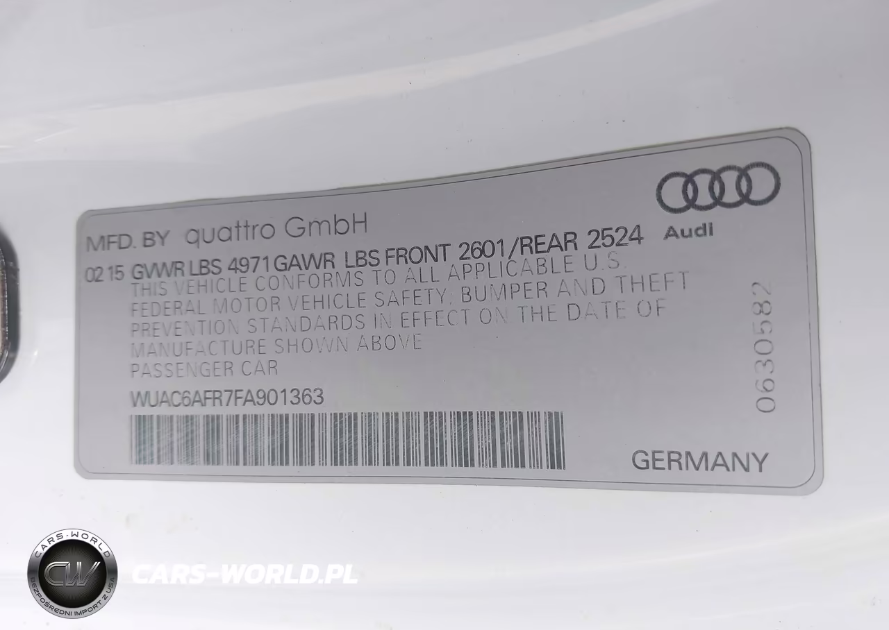 2015 Audi Rs 5 4.2 VIN:WUAC6AFR7FA901363 - 9