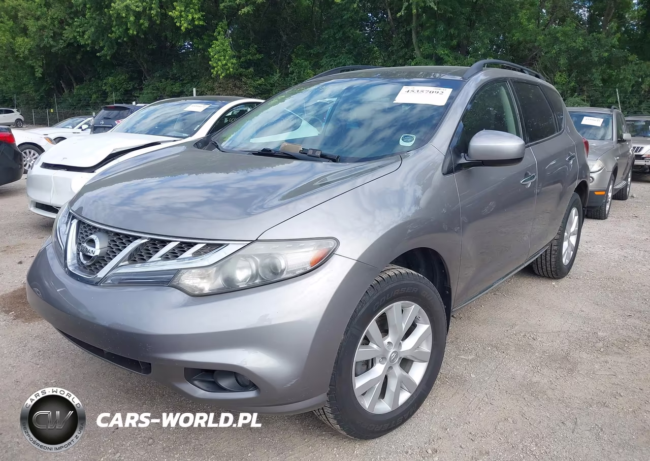 2011 Nissan Murano Sv VIN:JN8AZ1MU3BW058881 - 2