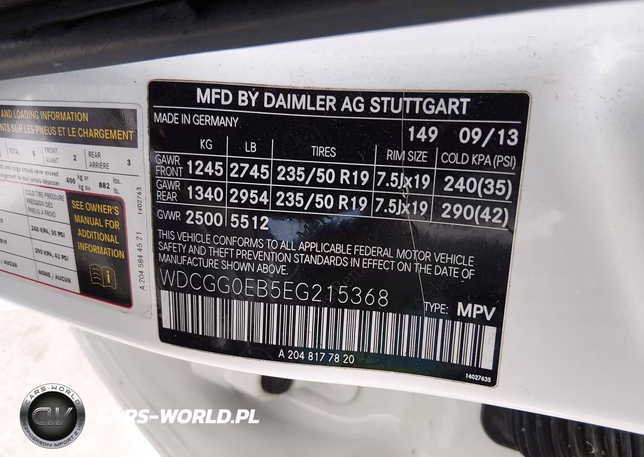 2014 Mercedes-Benz Glk 250 Bluetec VIN:WDCGG0EB5EG215368 - 9