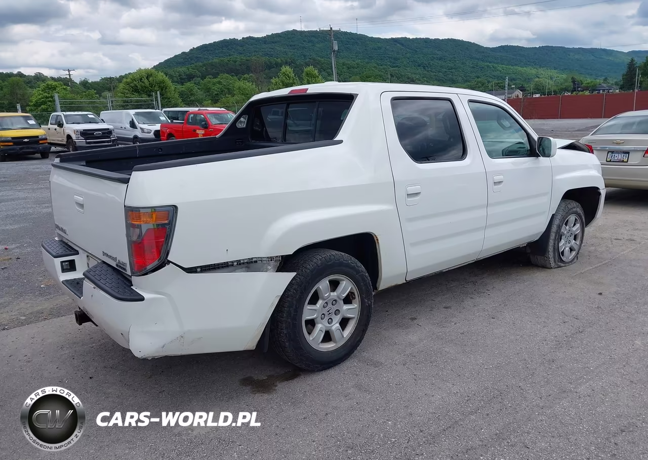 2007 Honda Ridgeline Rtl VIN:2HJYK16577H540601 - 4