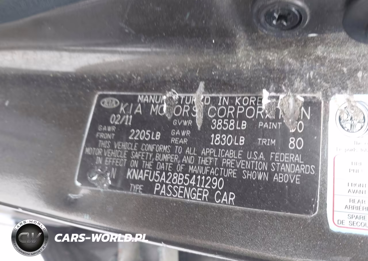 2011 Kia Forte Ex VIN:KNAFU5A28B5411290 - 9