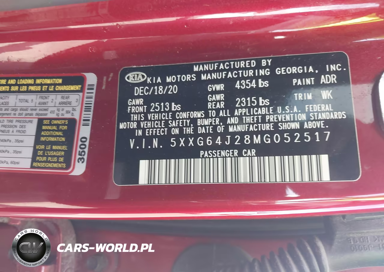 2021 Kia K5 Gt-Line VIN:5XXG64J28MG052517 - 9