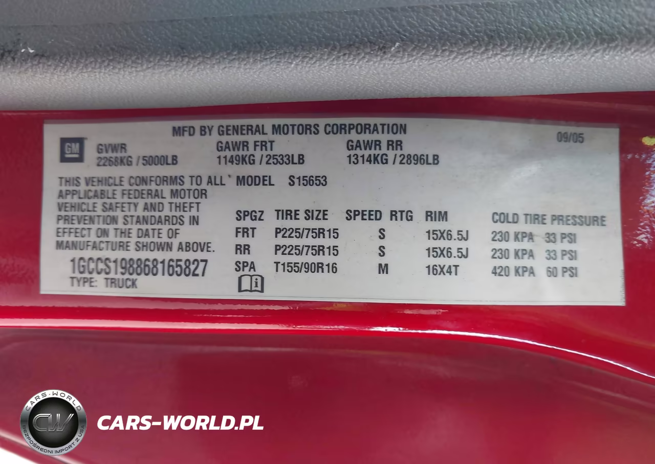 2006 Chevrolet Colorado Ls VIN:1GCCS198868165827 - 9