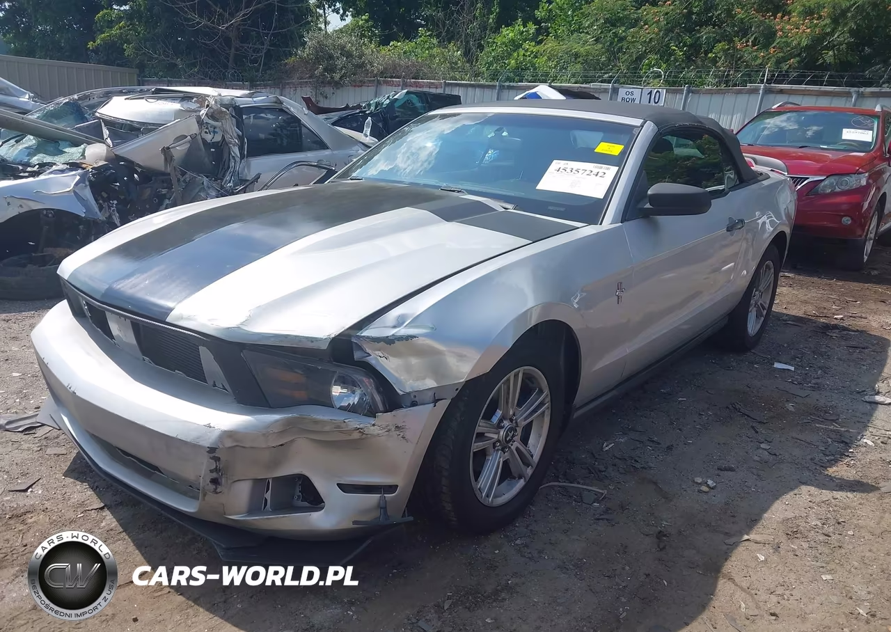 2010 Ford Mustang V6 VIN:1ZVBP8EN4A5113474 - 2