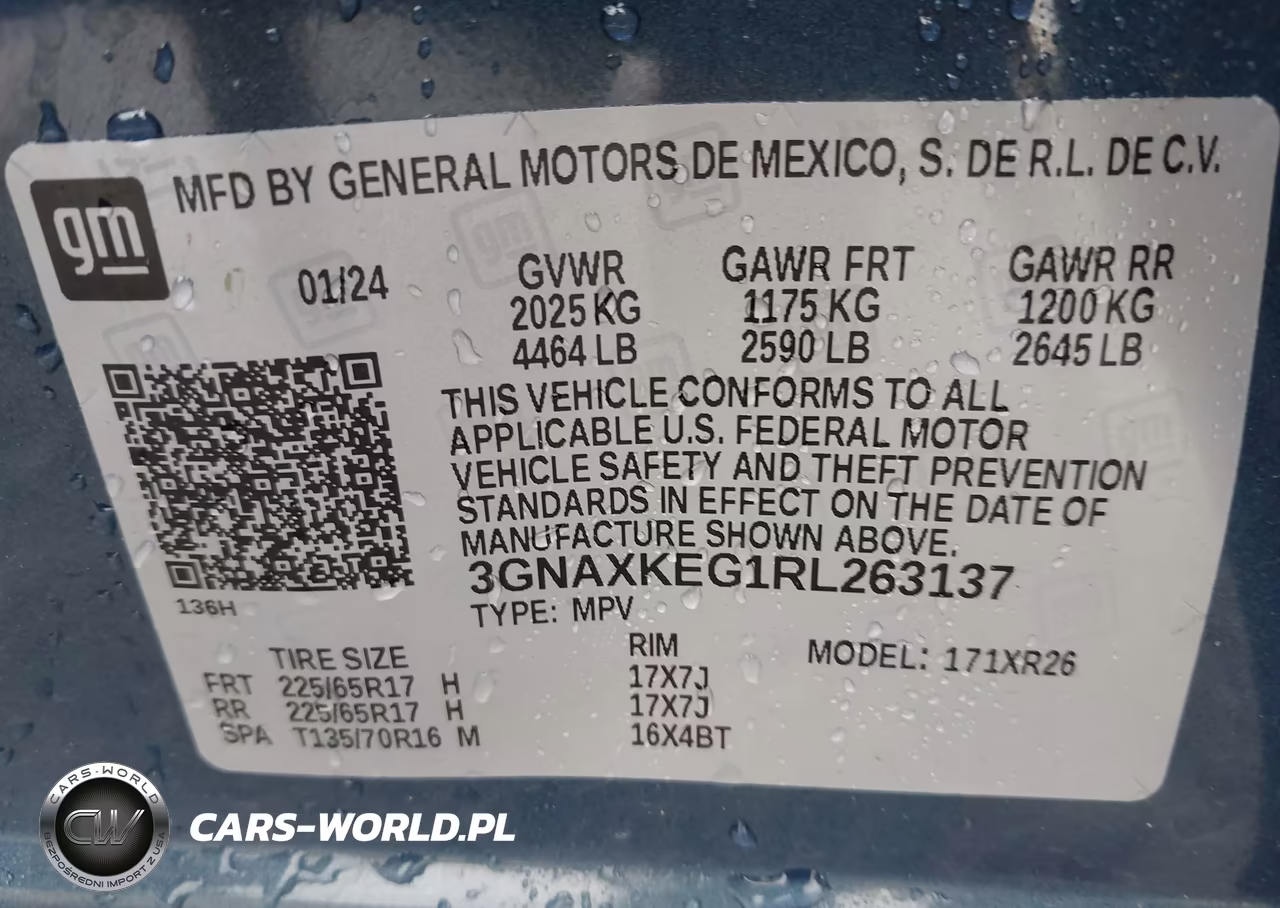 2024 Chevrolet Equinox Fwd Lt VIN:3GNAXKEG1RL263137 - 9