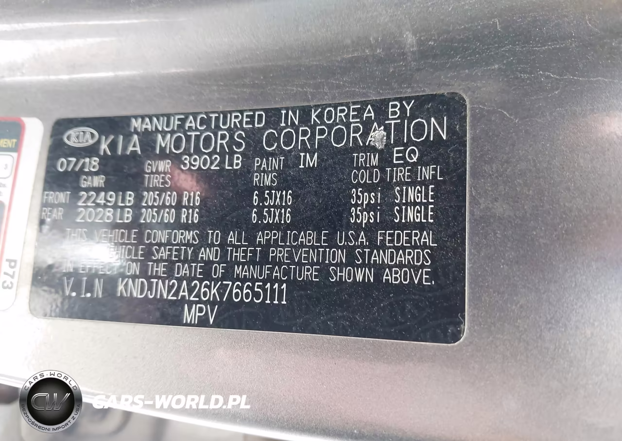 2019 Kia Soul VIN:KNDJN2A26K7665111 - 9