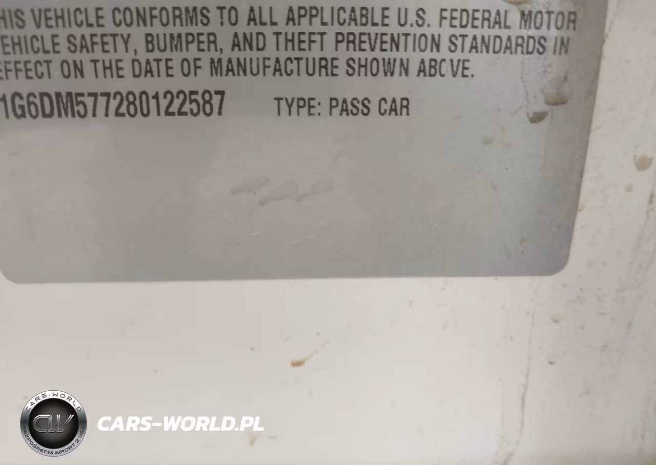 2008 Cadillac Cts Rwd W-1Sa VIN:1G6DM577280122587 - 9