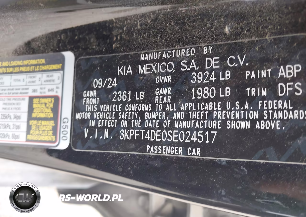 2025 Kia K4 Lxs VIN:3KPFT4DE0SE024517 - 9