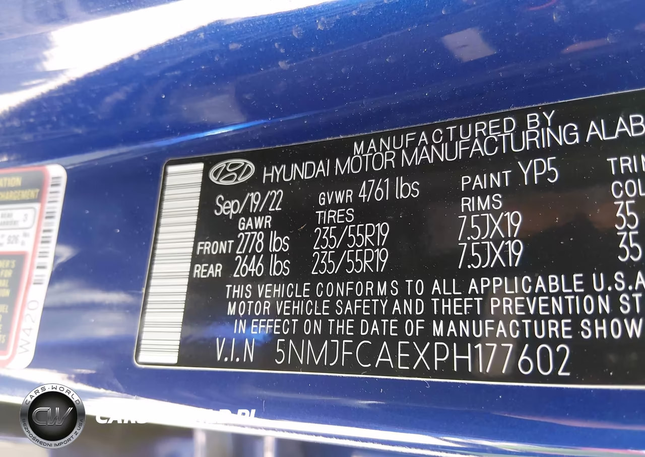 2023 Hyundai Tucson Sel VIN:5NMJFCAEXPH177602 - 9