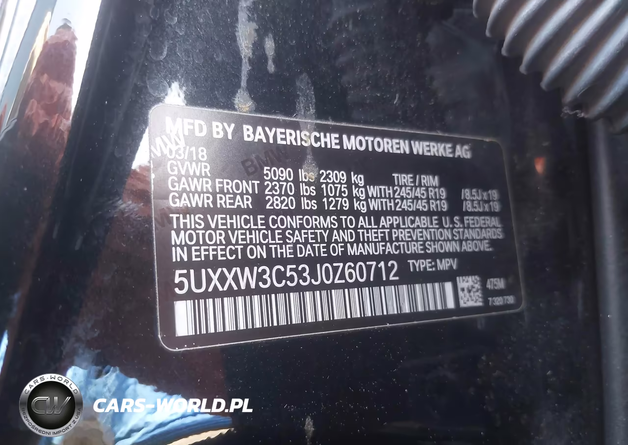 2018 BMW X4 xDrive28I VIN:5UXXW3C53J0Z60712 - 9