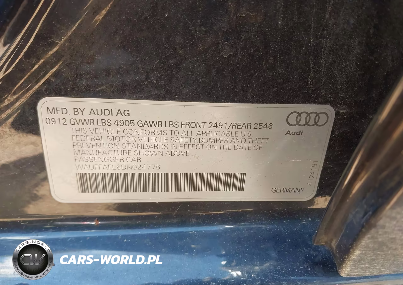 2013 Audi A4 2.0T Premium VIN:WAUFFAFL6DN024776 - 9