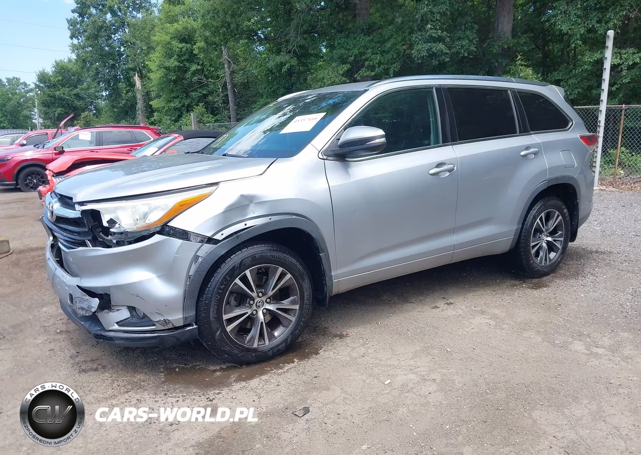 2016 Toyota Highlander Xle V6 VIN:5TDJKRFH9GS235049 - 2
