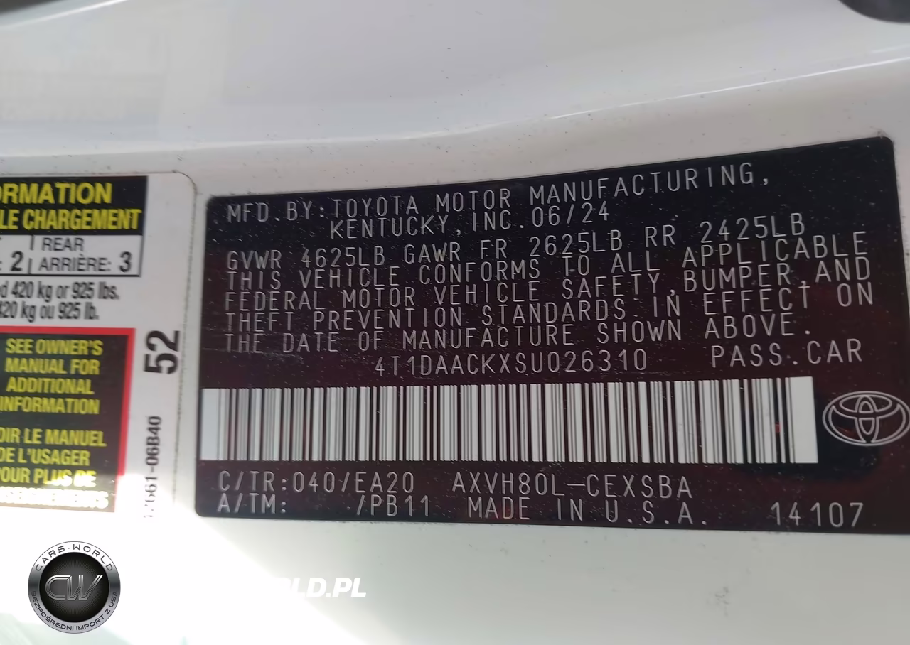2025 Toyota Camry Se VIN:4T1DAACKXSU026310 - 9