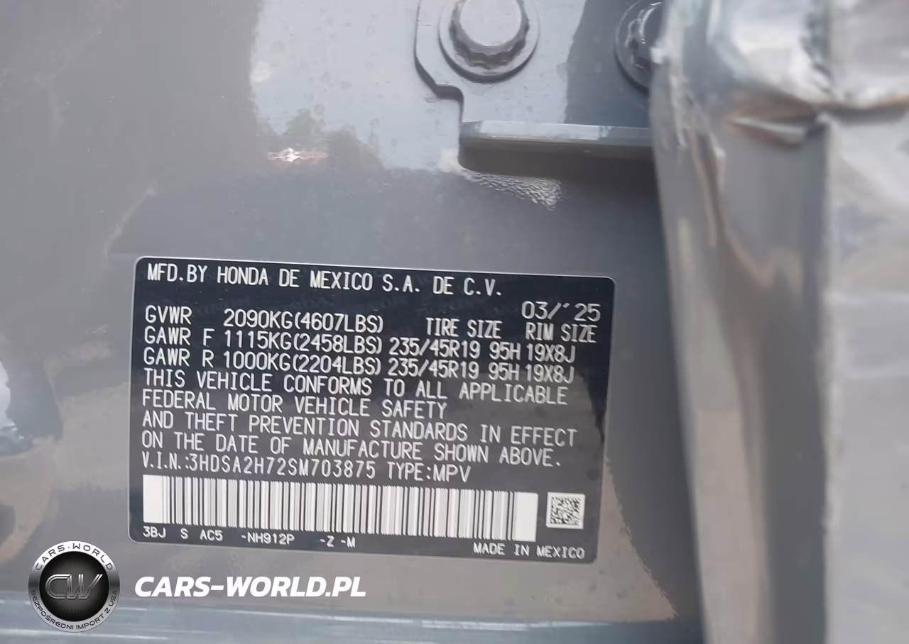 2025 Acura Adx A-Spec With Advance VIN:3HDSA2H72SM703875 - 9
