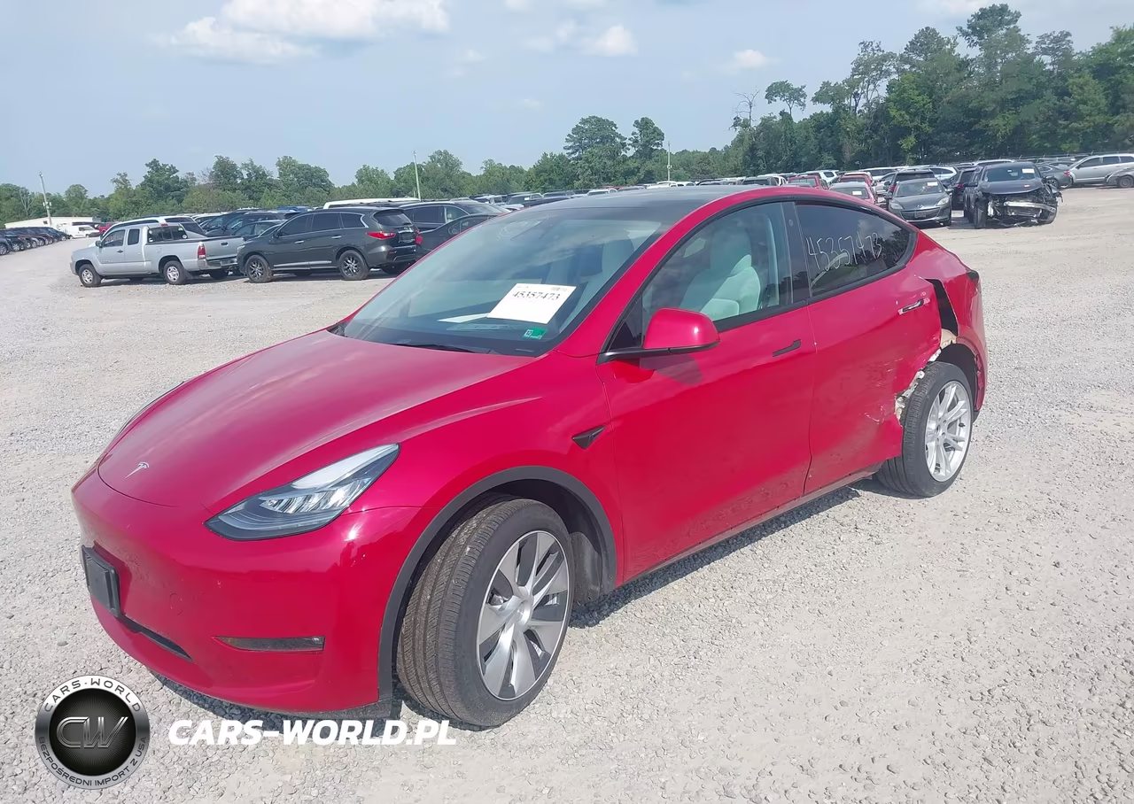 2023 Tesla Model Y Awd-Long Range Dual Motor All-Wheel Drive VIN:7SAYGDEE2PF617280 - 2