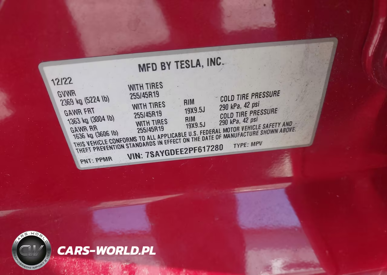 2023 Tesla Model Y Awd-Long Range Dual Motor All-Wheel Drive VIN:7SAYGDEE2PF617280 - 9
