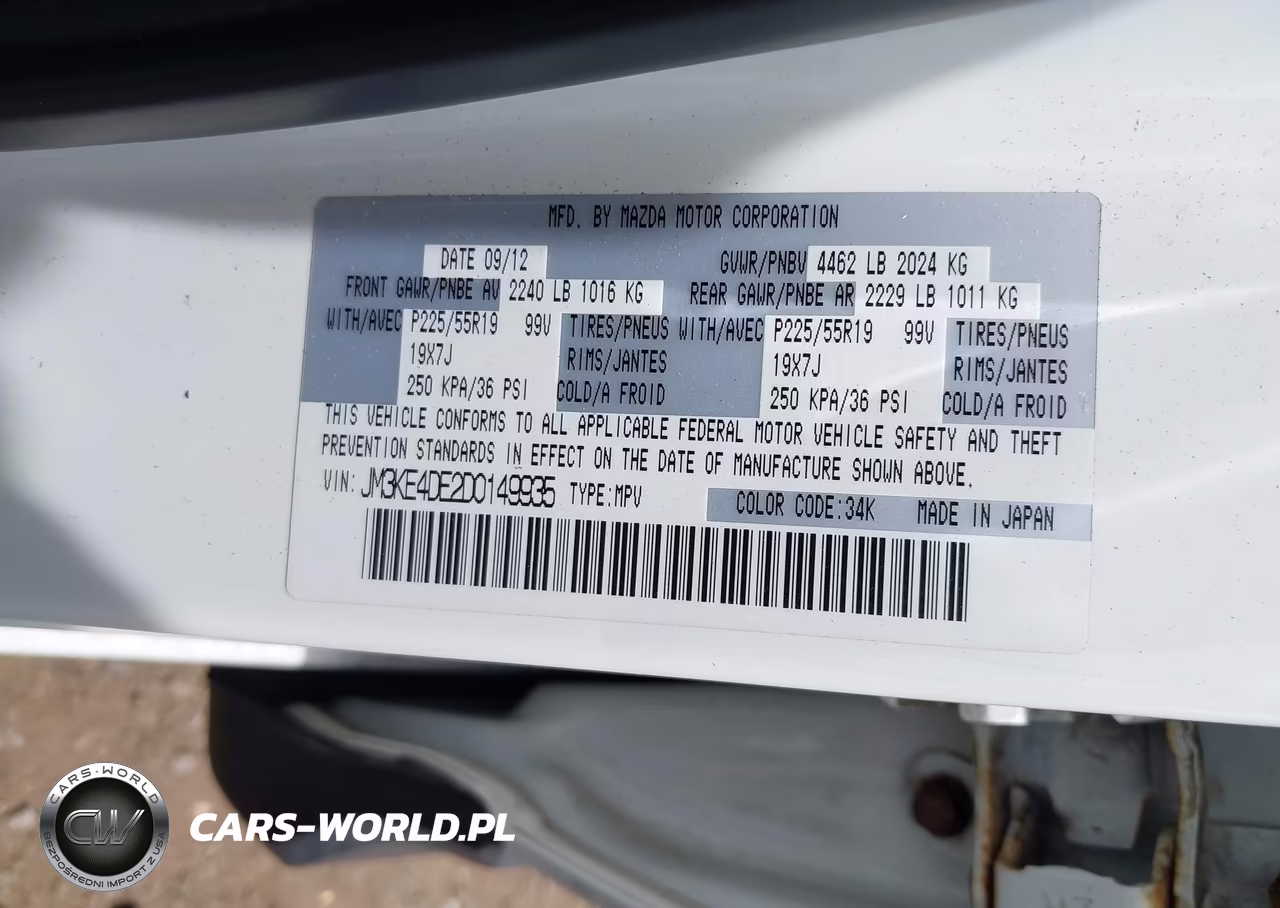 2013 Mazda Cx-5 Grand Touring VIN:JM3KE4DE2D0149935 - 9