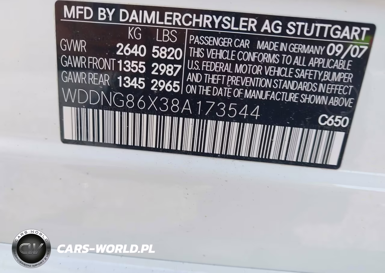 2008 Mercedes-Benz S 550 4Matic VIN:WDDNG86X38A173544 - 9