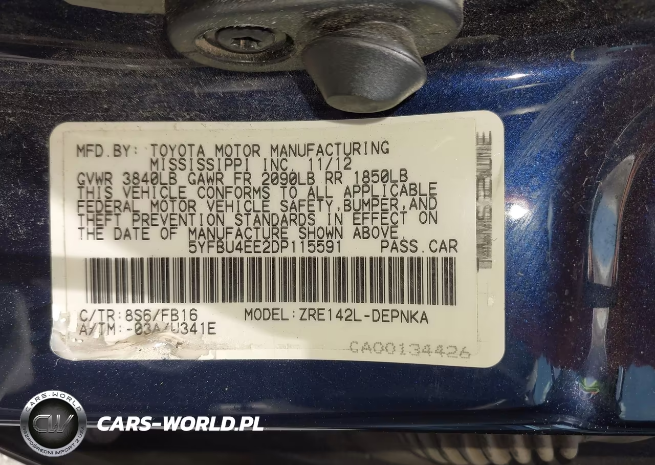 2013 Toyota Corolla Le VIN:5YFBU4EE2DP115591 - 9