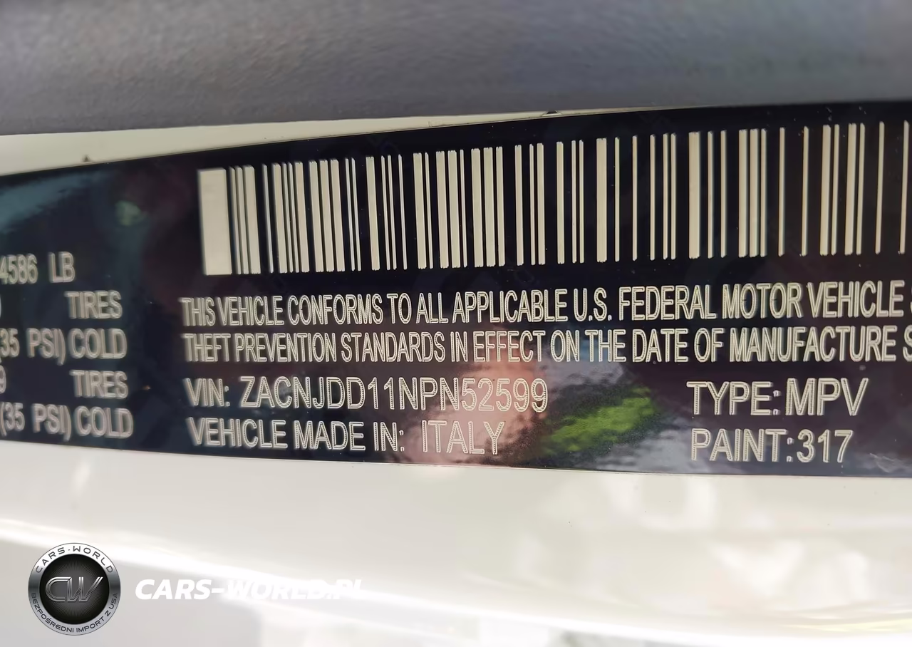 2022 Jeep Renegade Limited 4X4 VIN:ZACNJDD11NPN52599 - 9