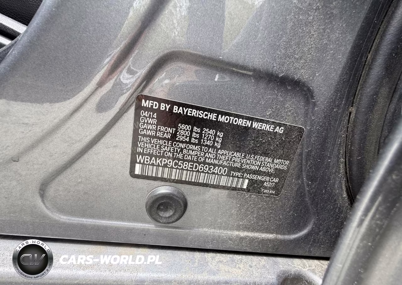 2014 BMW 550I xDrive VIN:WBAKP9C58ED693400 - 9