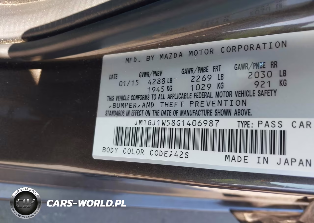 2016 Mazda Mazda6 I Grand Touring VIN:JM1GJ1W58G1406987 - 9
