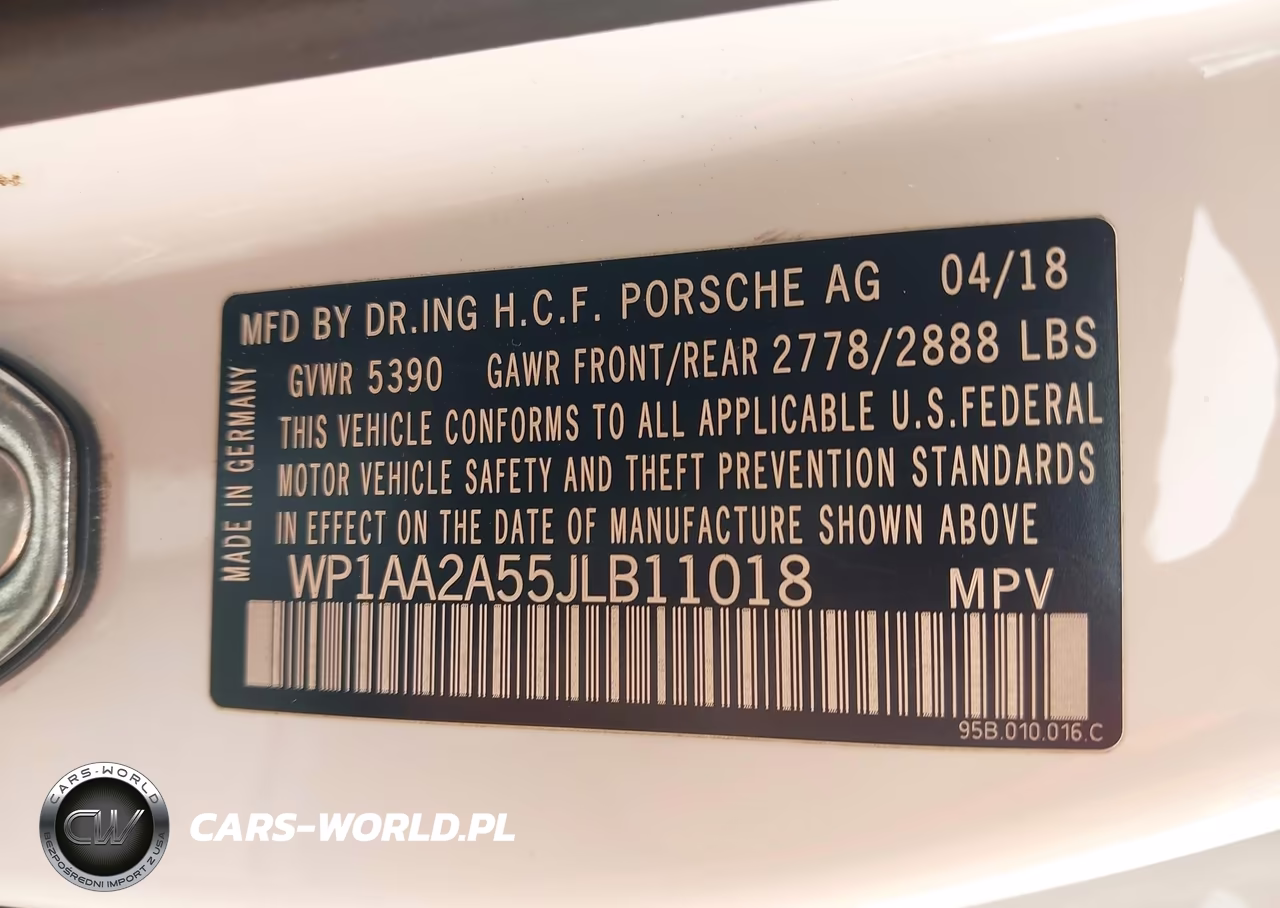 2018 Porsche Macan Sport Edition VIN:WP1AA2A55JLB11018 - 9