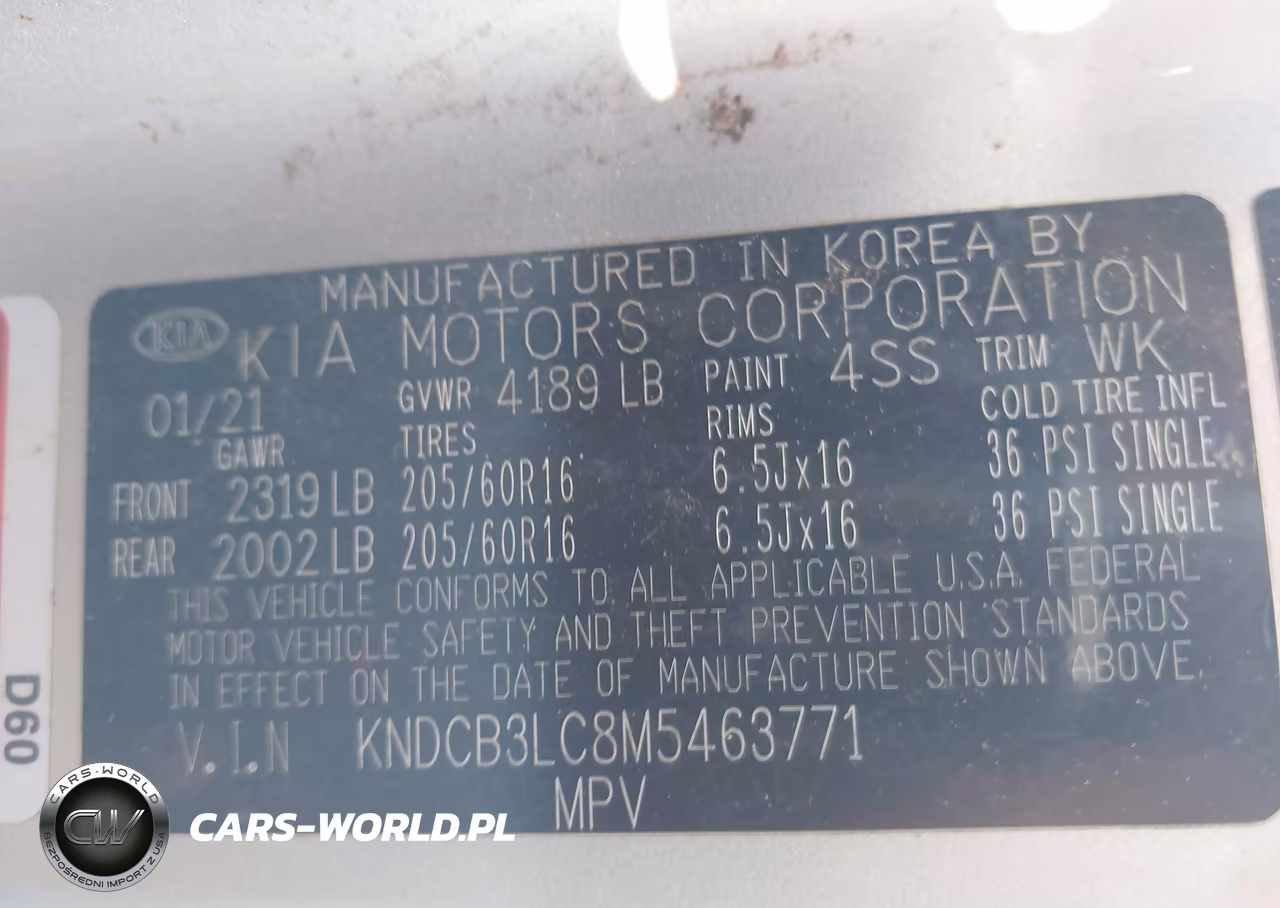 2021 Kia Niro Lxs VIN:KNDCB3LC8M5463771 - 9