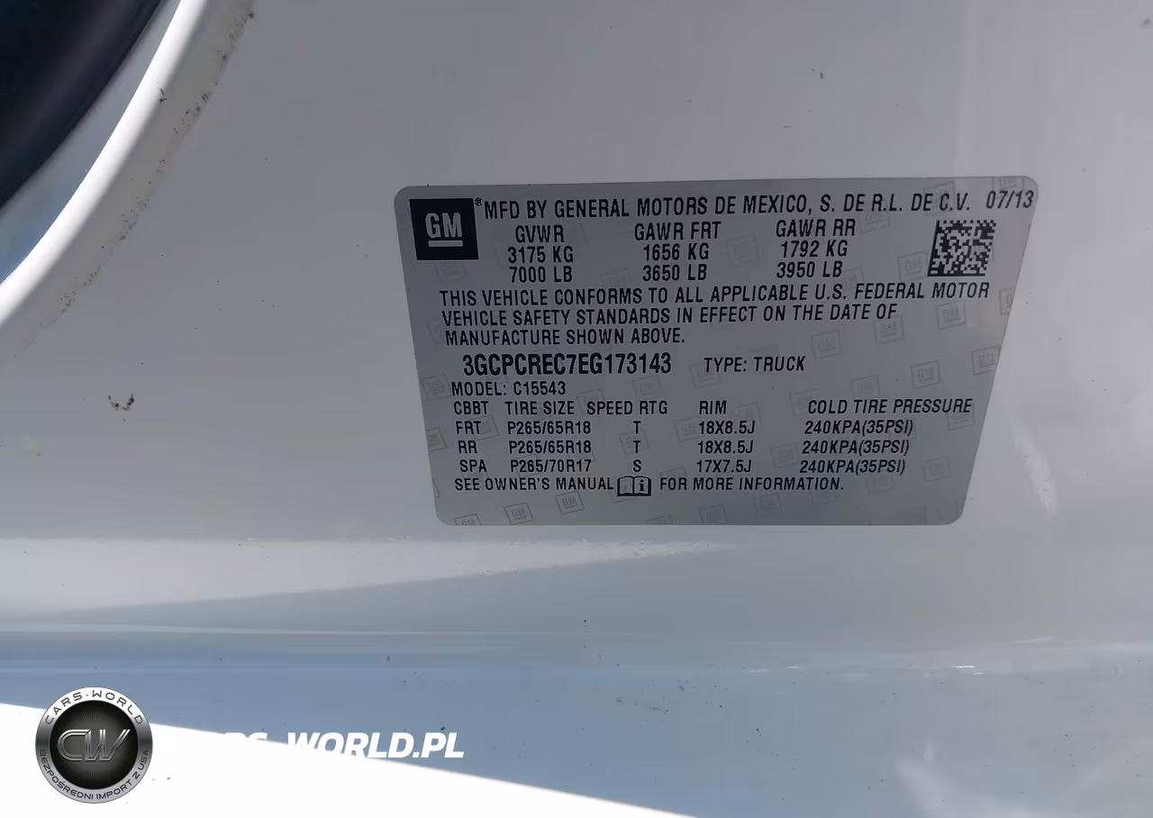 2014 Chevrolet Silverado 1500 Lt VIN:3GCPCREC7EG173143 - 9