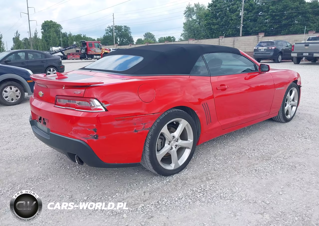2015 Chevrolet Camaro 2Lt VIN:2G1FF3D39F9298747 - 4