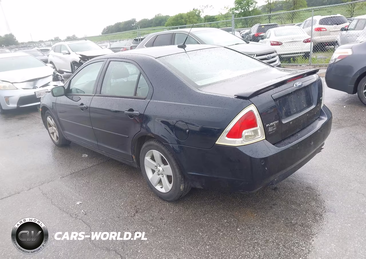 2008 Ford Fusion Se VIN:3FAHP07Z78R142348 - 3