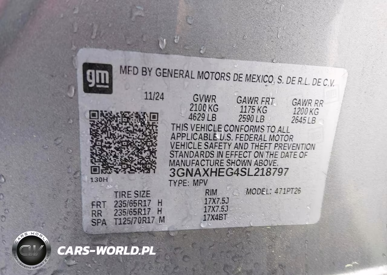 2025 Chevrolet Equinox Fwd Lt VIN:3GNAXHEG4SL218797 - 9