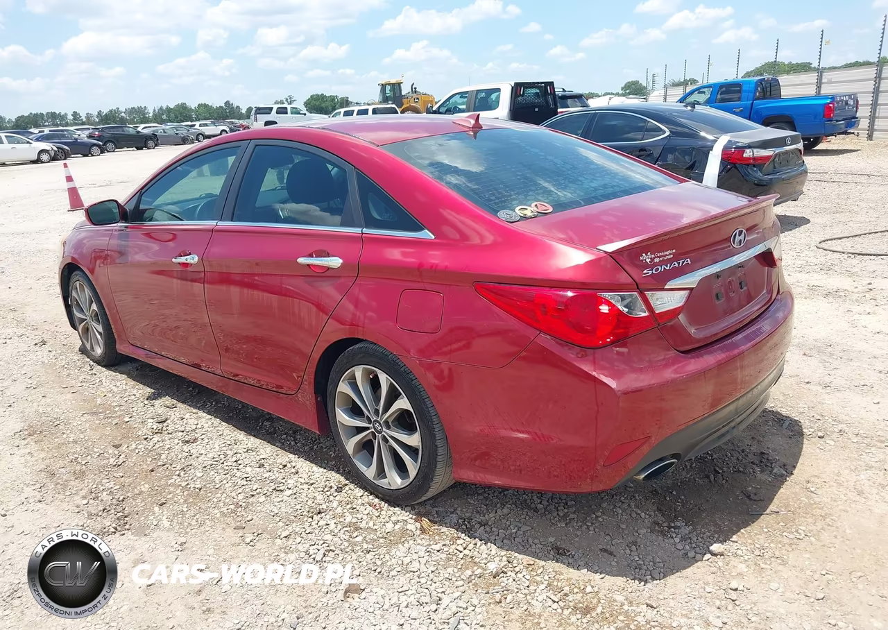 2014 Hyundai Sonata Se VIN:5NPEC4AC2EH838067 - 3
